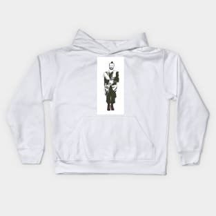 Israeli soldier praying Kids Hoodie